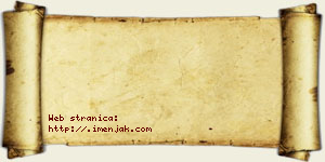 Joakim Unjić vizit kartica